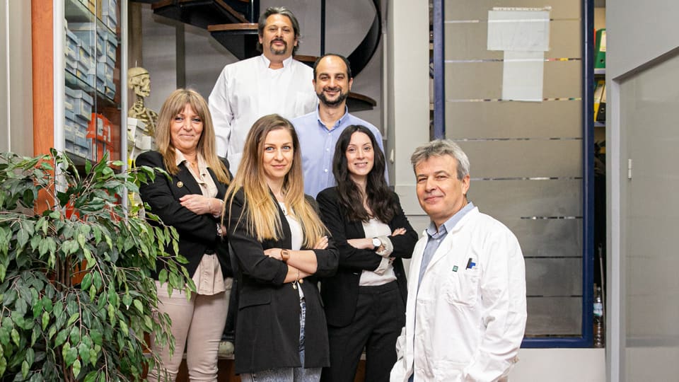 The Hlamidis Orthopaedic Center team at its premises in Thessaloniki